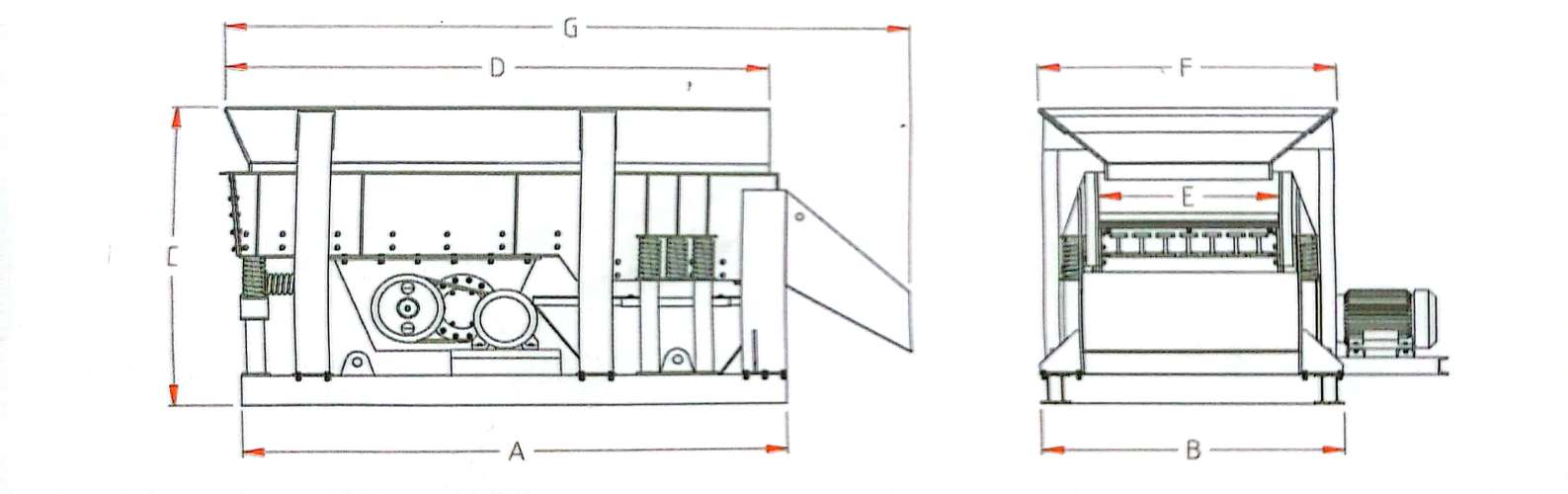 Вибрационный грилeвый питатель