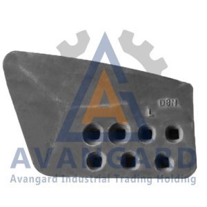 گوشه بیل بلدوزر کاترپیلار D7K و D8H سمت چپ | خرید گوشه بیل بلدوزر کاترپیلار D7K و D8H سمت چپ و قیمت گوشه بیل بلدوزر کاترپیلار D7K و D8H سمت چپ آوانگارد