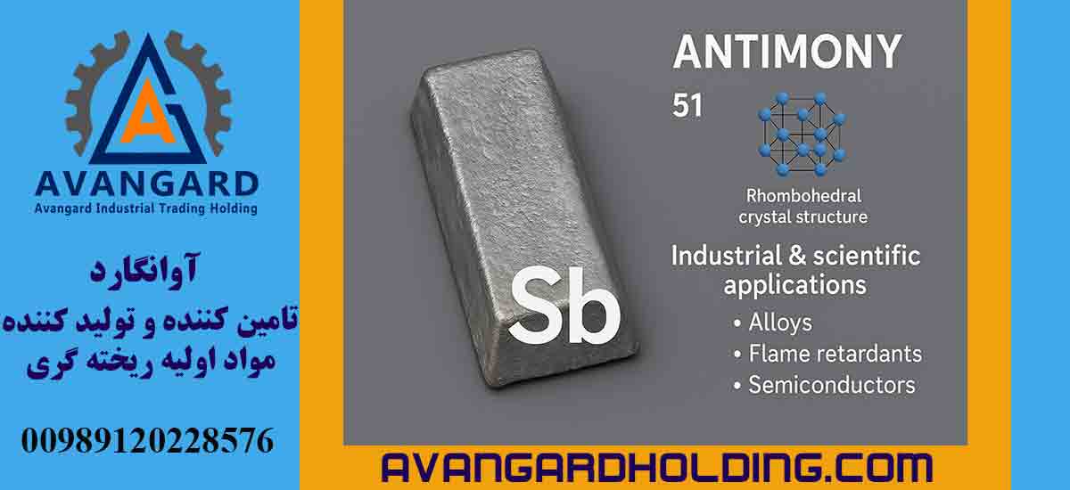 Технические характеристики сурьмяного слитка